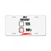 am i childish License Plate