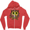 mr. owl Zipper Hoodie