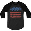 us flag 3/4 Sleeve Shirt