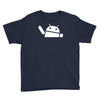 android waving sticker vinyl decal logo car truck window droid cell ph Youth Tee
