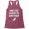 pet lover girls im one leads to another Racerback Tank