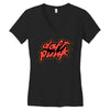 daft punk Women's V-Neck T-Shirt
