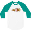 quadruple dip towe 3/4 Sleeve Shirt