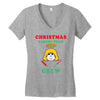 christmas baking team crew angel Women's V-Neck T-Shirt