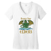respect your elders Women's V-Neck T-Shirt