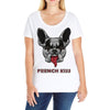 french kiss Ladies Curvy T-Shirt