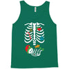 Christmas Skeleton mom and baby maternity Tank Top