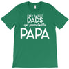 Only the Best Dads get Promoted to Papa T-Shirt
