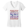 my mom is in heaven forever Women's V-Neck T-Shirt