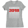 welcome heapy newyear Ladies Fitted T-Shirt