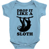 drop like a sloth Baby Bodysuit