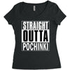 pubg - straight outta pochinki Women's Triblend Scoop T-shirt