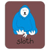 new! mens 'sloth' Mousepad