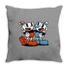 Cuphead and Mugman Throw Pillow