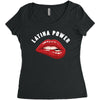 latina power bite Women's Triblend Scoop T-shirt