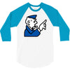 go to jail monopoly 3/4 Sleeve Shirt