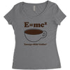 M=Mc2 Energy=Milk X Coffee Women's Triblend Scoop T-shirt