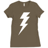 lightening bolt Ladies Fitted T-Shirt