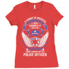 I Own It Forever The Title Police Officer Ladies Fitted T-Shirt