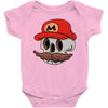 mario skull Baby Onesie