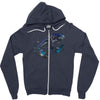alien terror from deep space Zipper Hoodie