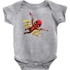 pew pew deadpool Baby Bodysuit
