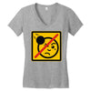 not the face Women's V-Neck T-Shirt