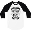 Super Cool Father Of A Freaking Awesome Son 3/4 Sleeve Shirt