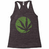 cannabis finger printing Racerback Tank