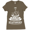 I Am Music Actually In A Very Commited Relationship Ladies Fitted T-Shirt