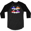 turtles  splinter ninja serie fun 3/4 Sleeve Shirt