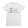 mommy daddy harrison baby name Ladies Fitted T-Shirt