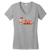 when xmas Women's V-Neck T-Shirt