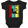 yoga cat Baby Bodysuit