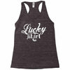 lucky shirt 2 Racerback Tank
