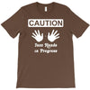 caution! jazz handsfunny jazz dance comic boogie camp trumpet T-Shirt