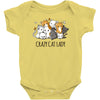 crazy cat lady Baby Bodysuit