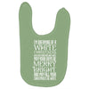 white christmas Baby Bibs