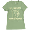 over caffeinated (3) Ladies Fitted T-Shirt