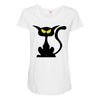 black cat Maternity Scoop Neck T-shirt