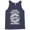 Gemini Hated By Many Wanted By Plenty Tank Top