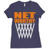net worthy basketball Ladies Fitted T-Shirt
