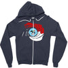 the man with the golden zapper Zipper Hoodie