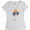 Ballon Planet Women's Triblend Scoop T-shirt