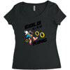 gold all in my ring Women's Triblend Scoop T-shirt