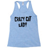 crazy cat lady Racerback Tank