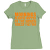 morning always happen at the wrong time of the day! Ladies Fitted T-Shirt