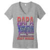 papa   body guard Women's V-Neck T-Shirt