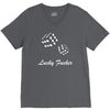 lucky fuers dice V-Neck Tee