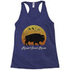 roam sweet roam slouchy Racerback Tank